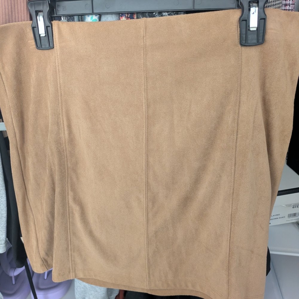 *Hippie Rose Tan Pencil Skirt